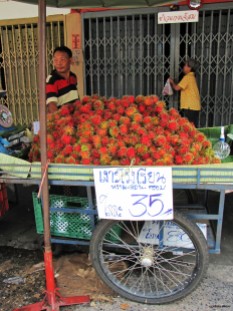 Selling fruits